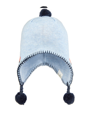 Toshi Organic Earmuff Storytime - Mr Cement [sz:baby Hat Xs Up To 8 Month]