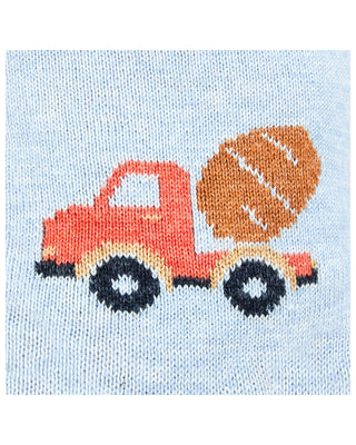 Toshi Organic Earmuff Storytime - Mr Cement [sz:baby Hat Xs Up To 8 Month]