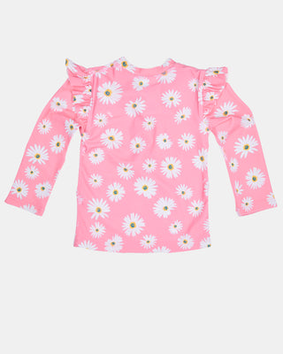 Toshi Swim Rashie Ls Ripple Daisy Watermelon [sz:baby 0]