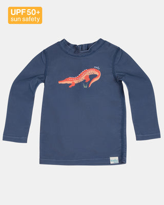 Toshi Swim Rashie Ls Splash Kakadu Moonlight [sz:baby 0]