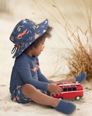 Toshi Swim Rashie Ls Splash Kakadu Moonlight [sz:baby 0]