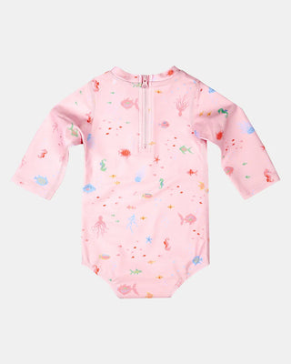 Toshi Swim Onesie - Coral [sz:baby 0]