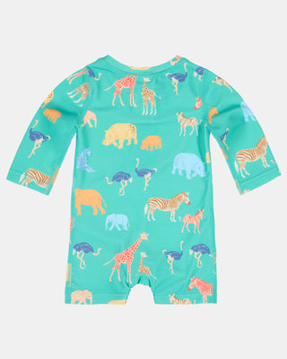 Toshi Swim Onesie - Splash Congo Seagrass [sz:baby 00]