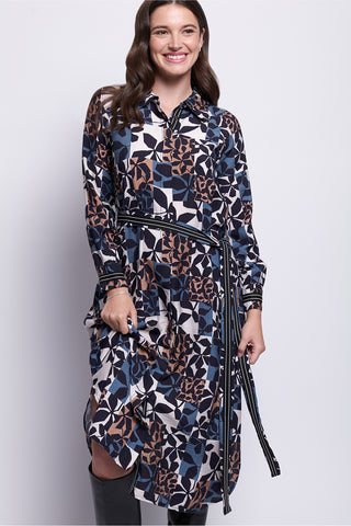 Foil Dress On The Strip Shirt - New Leaf [sz:size 12]