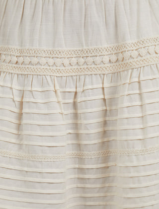 Elm Skirt Market Pearl - Pink Poppies 