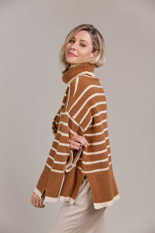 Eb/ive Knit Katana Roll Neck - Hazel [sz:small/medium]