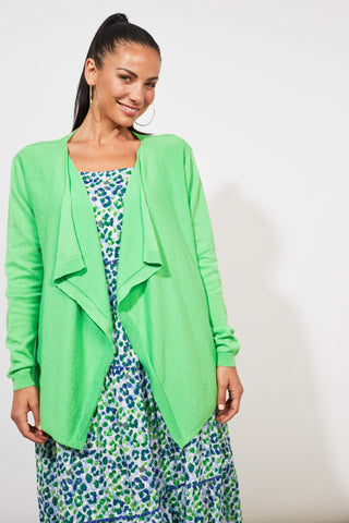 Haven Cardigan Oahu Limeade - Pink Poppies 