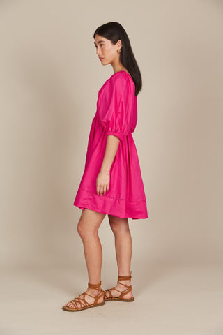 Isleofmine Dress Mini Remi Raspberry [sz:xs]