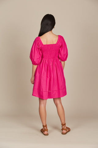 Isleofmine Dress Mini Remi Raspberry [sz:xs]