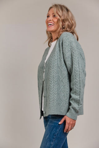 Eb/ive Cardigan Merano Crop - Jasper [sz:xs / Small]
