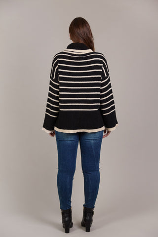 Eb/ive Knit Katana Roll Neck - Black [sz:xs / Small]