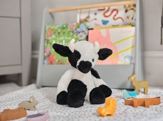 Charlie Bear Buttercup Cow Black&white