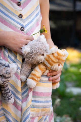 Nana Huchy Checkers The Kitten - Grey