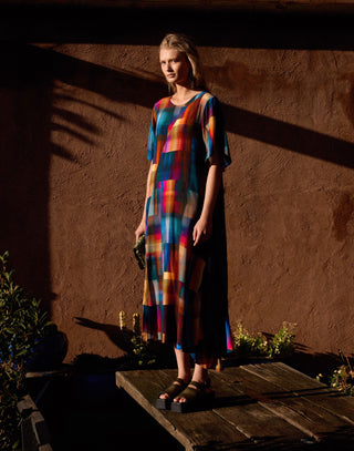 Elk Dress Byde - Ekko Print [sz:size 10]