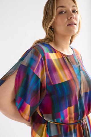 Elk Dress Byde - Ekko Print [sz:size 10]