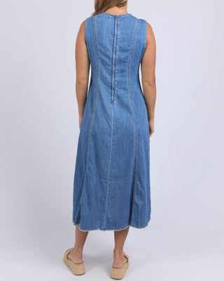 Foxwood Dress Solene Denim [sz:size 10]