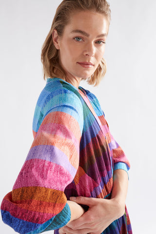 Elk Gia 3/4 Sleeve Shirt Dress - Komi Print [sz:size 12]