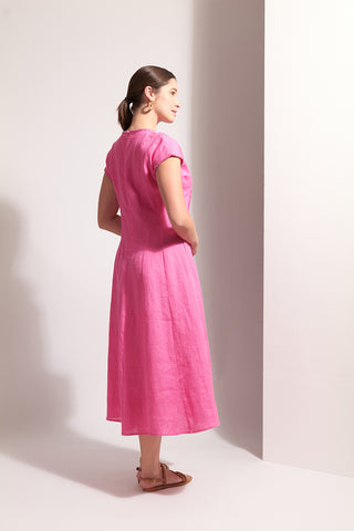 Foil Dress Festival Event - Hot Pink [sz:size 12]