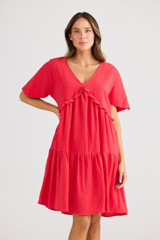 Holiday Dress Lola - Red [sz:small / Medium]