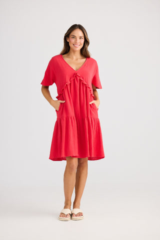 Holiday Dress Lola - Red [sz:small / Medium]