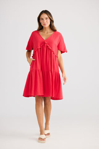 Holiday Dress Lola - Red [sz:small / Medium]