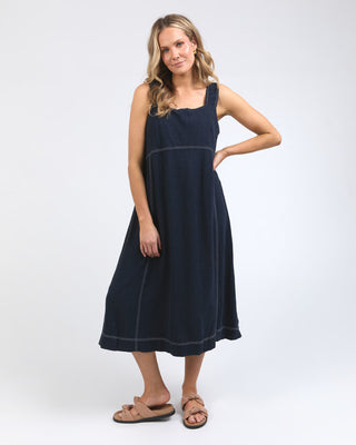 Foxwood Dress Sage - Dark Sapphire [sz:size 8]