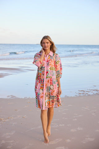 Holiday Dress Fiji - Sardinia Summer [sz:small/medium]