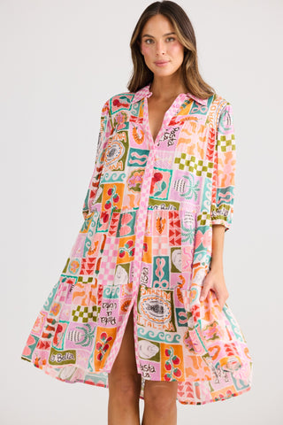 Holiday Dress Fiji - Sardinia Summer [sz:small/medium]