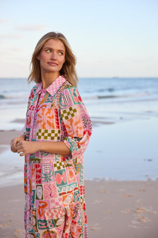 Holiday Dress Fiji - Sardinia Summer [sz:small/medium]