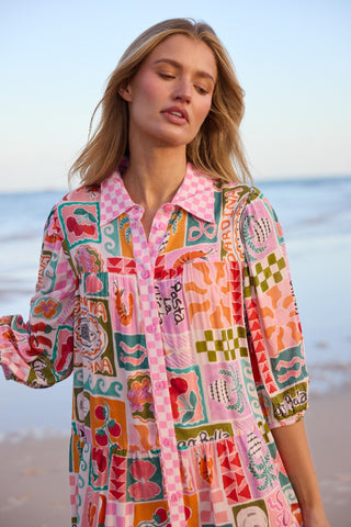 Holiday Dress Fiji - Sardinia Summer [sz:small/medium]