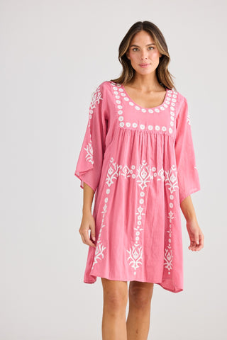 Holiday Dress Sun Lounge - Cosmo Pink [sz:small / Medium]