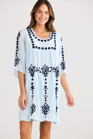 Holiday Dress Sun Lounge - Ice Blue [sz:small / Medium]