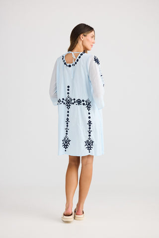 Holiday Dress Sun Lounge - Ice Blue [sz:small / Medium]