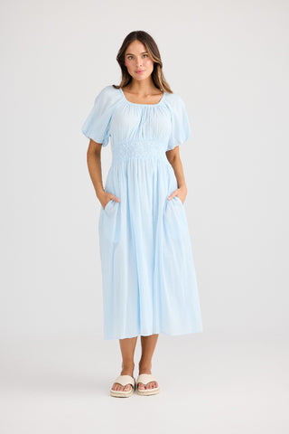 Holiday Dress Scallop - Ice Blue [sz:xs]