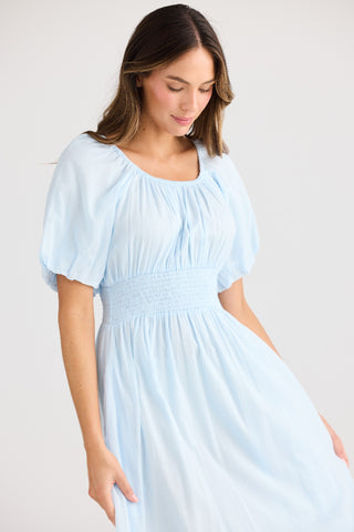 Holiday Dress Scallop - Ice Blue [sz:xs]