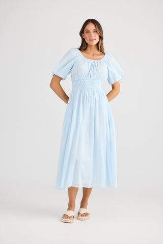 Holiday Dress Scallop - Ice Blue [sz:xs]
