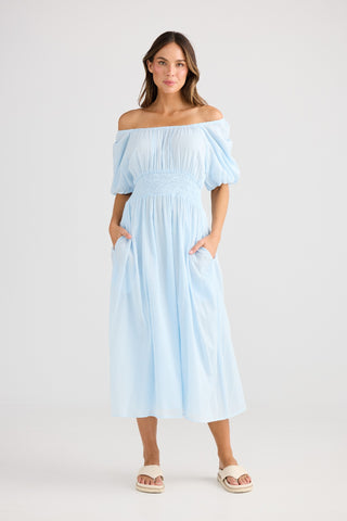 Holiday Dress Scallop - Ice Blue [sz:xs]