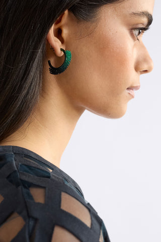 Elk Earrings Kevv Hoop Teal Ombre