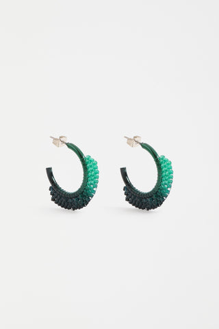 Elk Earrings Kevv Hoop Teal Ombre