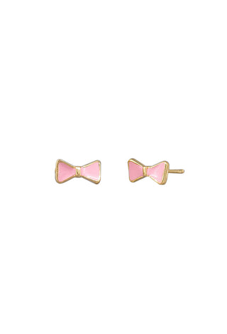 Tigertree Earrings Juliette Bow - Pink Stud