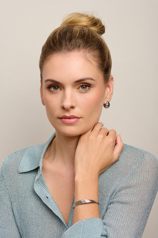 Tigertree Earrings Quinn  Hoops Silver