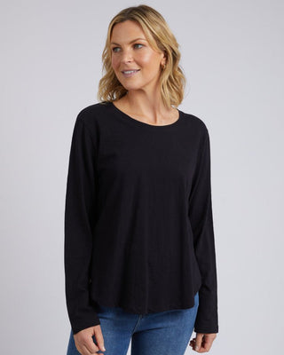 Elm Tee L/s Everday - Black [sz:size 8]