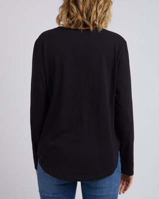 Elm Tee L/s Everday - Black [sz:size 8]