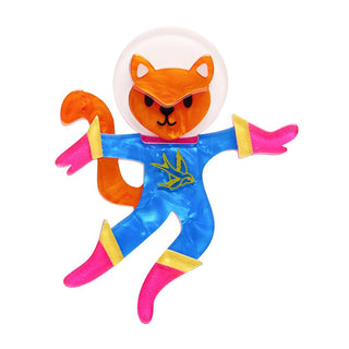 Erstwilder Brooch - Cosmic Kitty | Pink Poppies