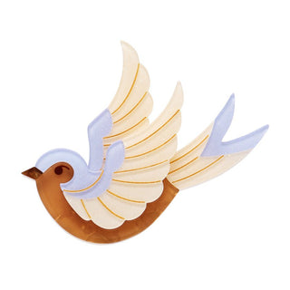 Erstwilder Brooch - Fancie Jo Sparrow | Pink Poppies