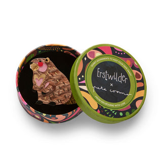 Erstwilder Brooch Busy Beaver