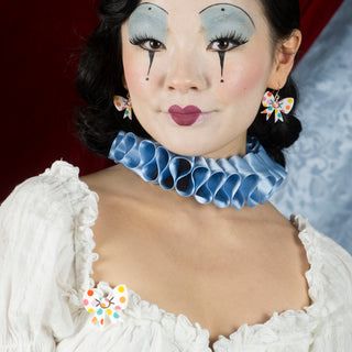 Erstwilder Brooch Mini Polka Dot White