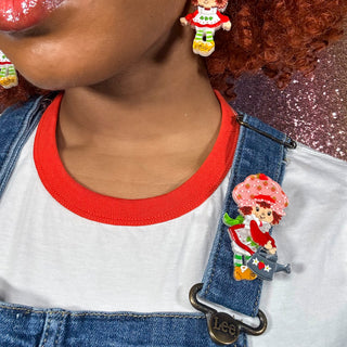Erstwilder Brooch Strawberry Shortcake Gardening