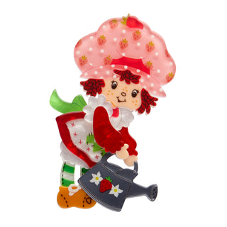 Erstwilder Brooch Strawberry Shortcake Gardening