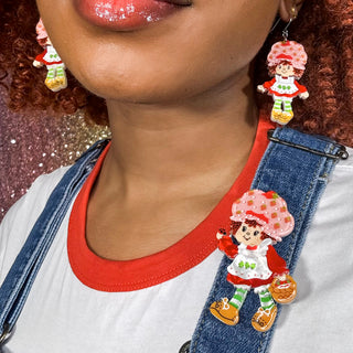 Erstwilder Brooch Strawberry Shortcake Strolling